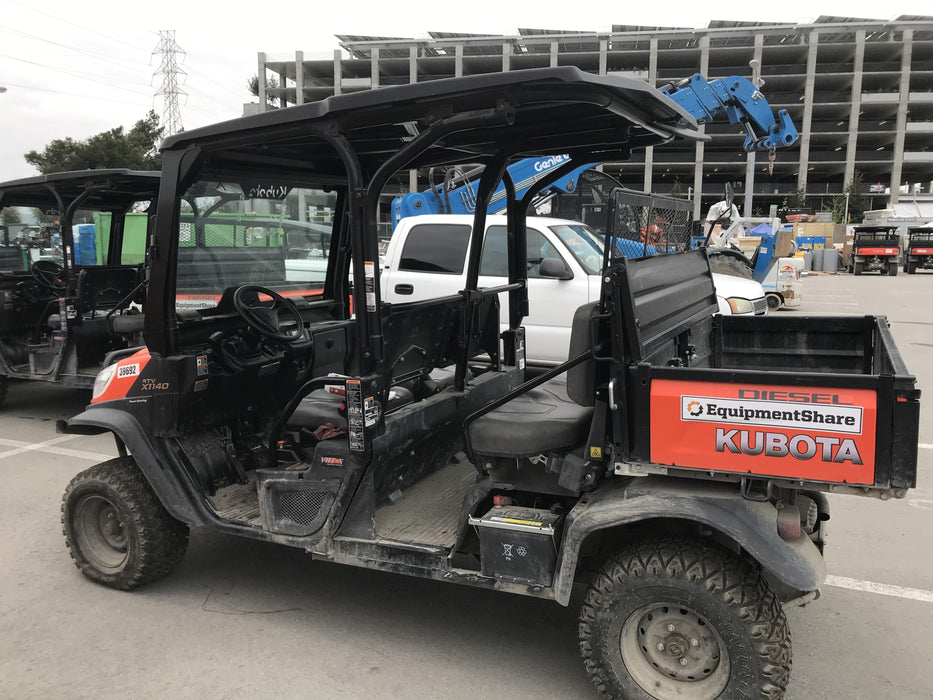 2019 Kubota RTV-X1140W-H 4wd Utility Cart, LED Strobe, Windshield Tempered Glass, Plastic Canopy, Wire Harness Kit, Backup Alarm