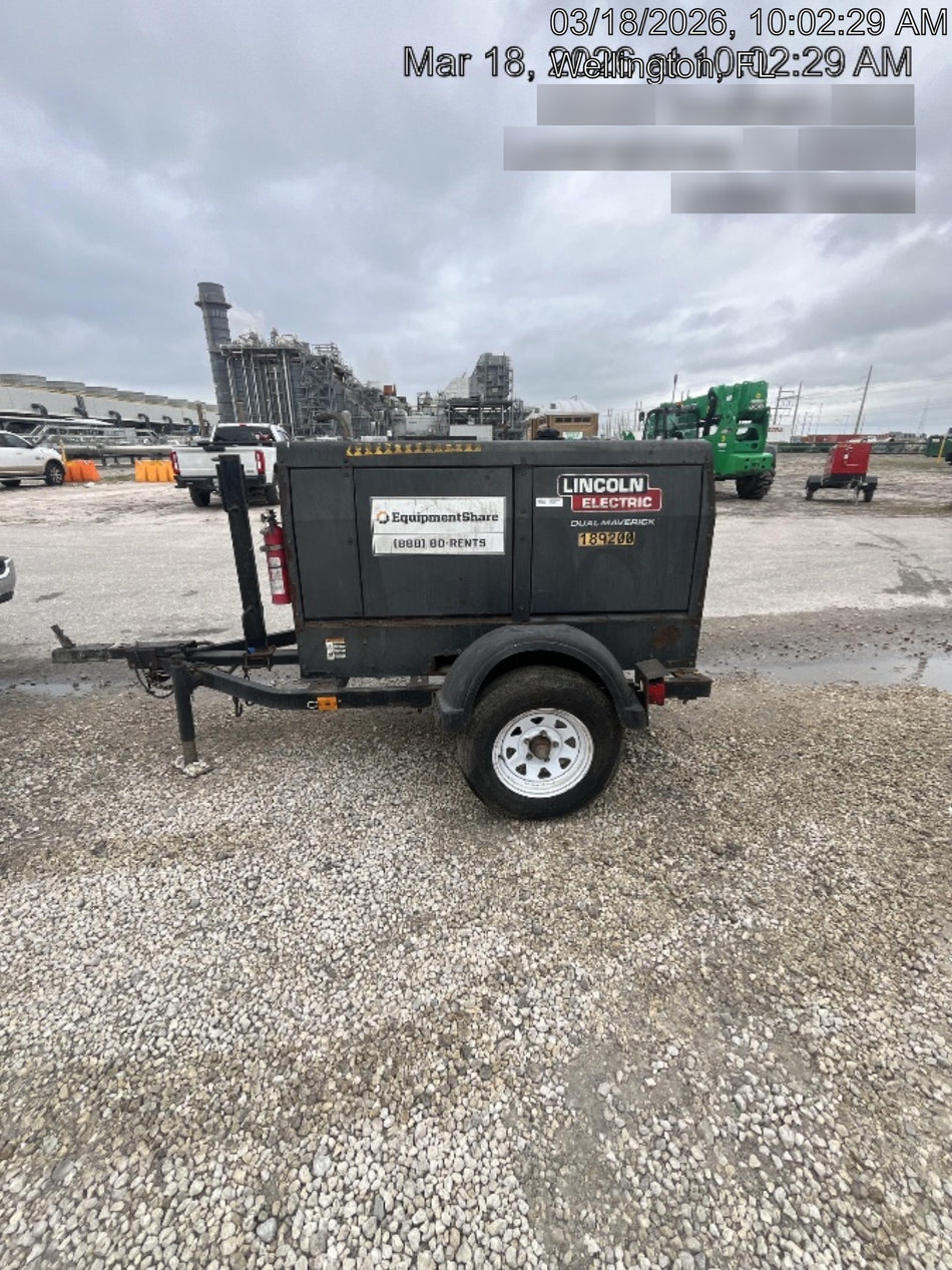 2021 Lincoln Electric Dual Maverick 200/200X Ready Pak 3, Includes Trailer, Cable Rack, Fender Light Kit