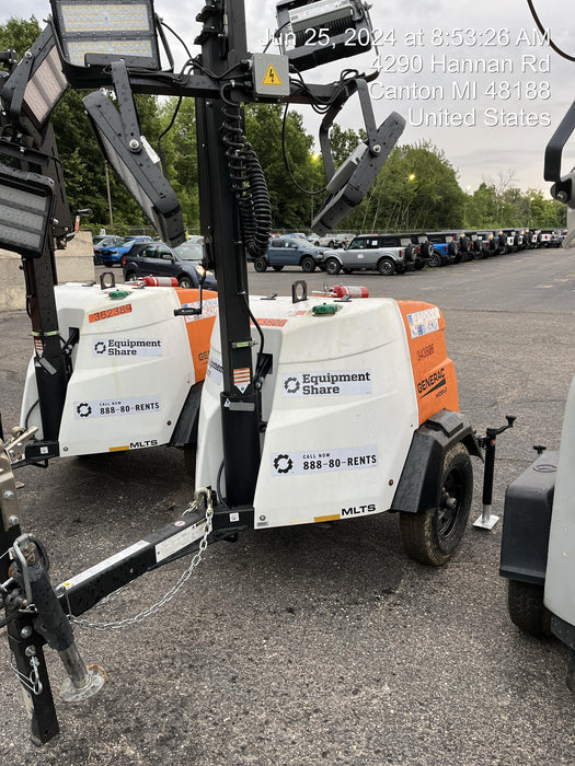 2023 Generac MLT2 Diesel, Flex Switch 120V Input, Powerzone Controller, (4) 320W LED Lights, 4kW Generator, 39.9 Gal Fuel Tank, 2" Ball, T3