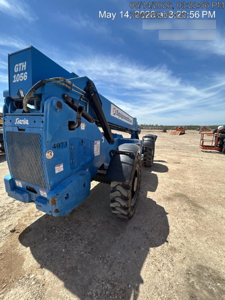 2016 Genie GTH-1056 Genie GTH1056, Solid Tires, 60" carriage, Open ROPS