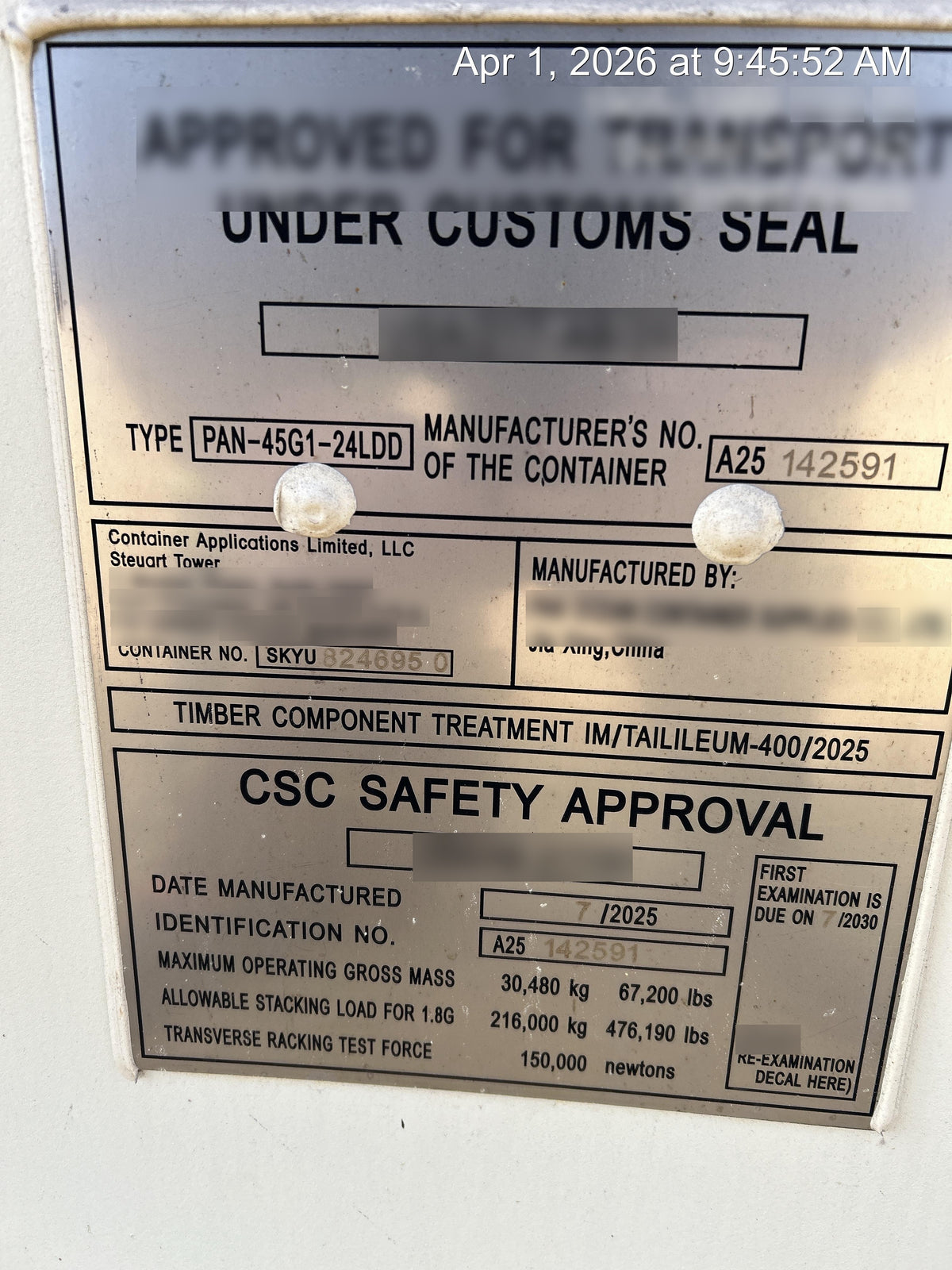2025 GENERIC 40H-DD