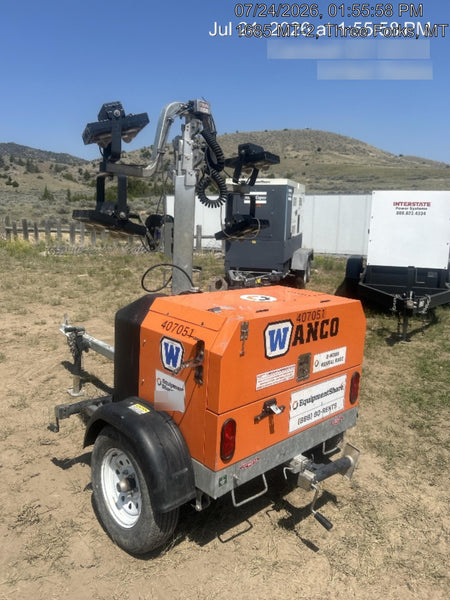 2024 Wanco WLTT-4MM4K Diesel, Deep Sea Controller, Shore Power Plug, Auto Start, (4) 350W LED Floodlights, 4kW Generator, 60 Gal Fuel Tank, 2" Ball, T3