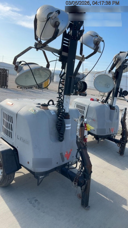 Wacker Neuson LTV6K-MH Wacker Neuson LTV6K Mobile Light Tower w/Fuel Level Sensor Installed