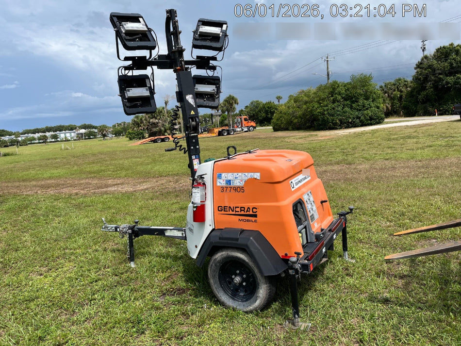 2023 Generac MLT2 Diesel, Flex Switch 120V Input, Powerzone Controller, 
(4) 320W LED Lights, 4kW Generator, 39.9 Gal Fuel Tank, 2" Ball, T3