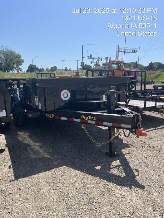 2025 BIG TEX TRAILER 16LP-14BK6SIRPD