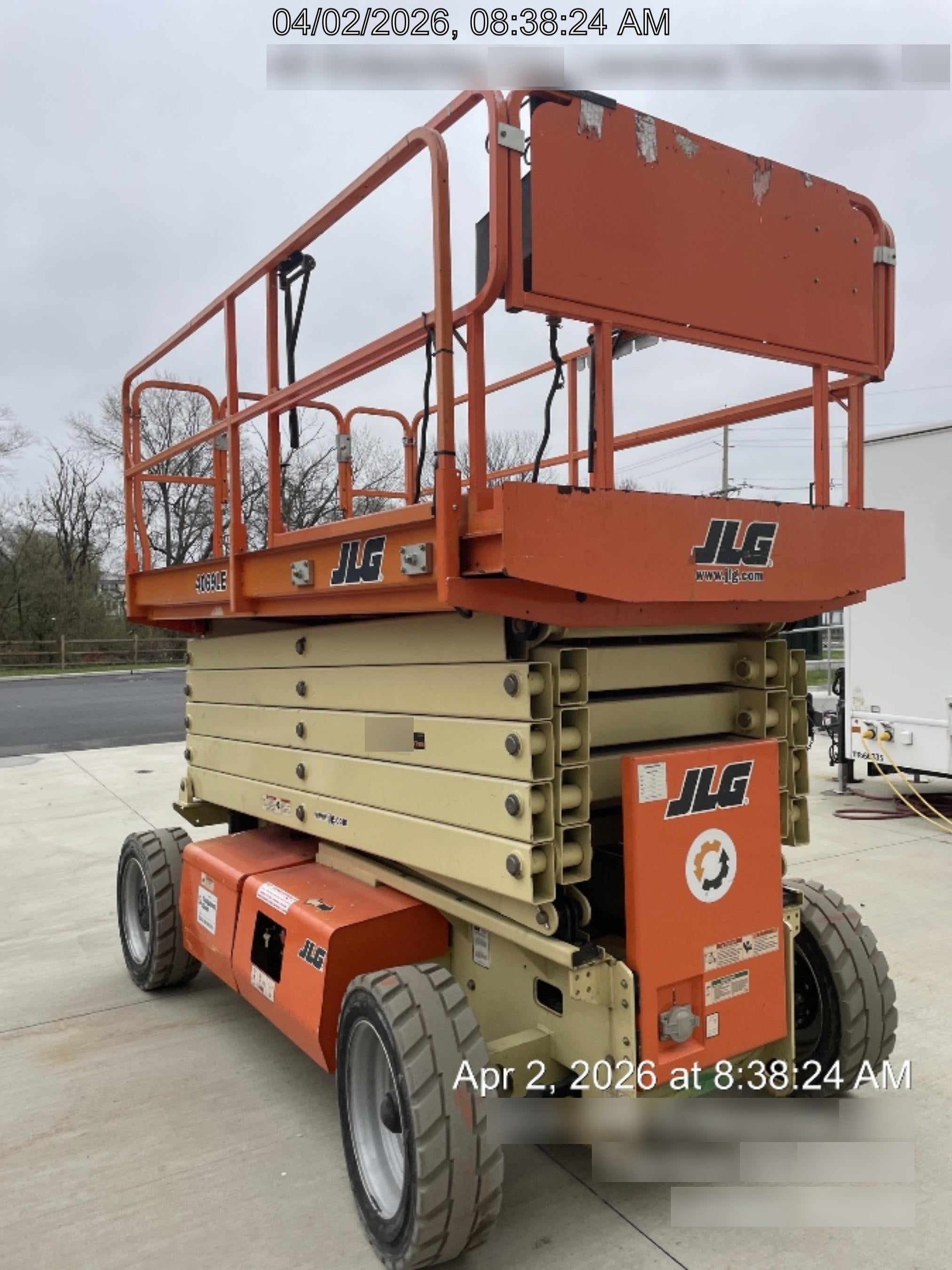 2019 JLG 4069LE Solid Non Marking Tires, Rotating Beacon