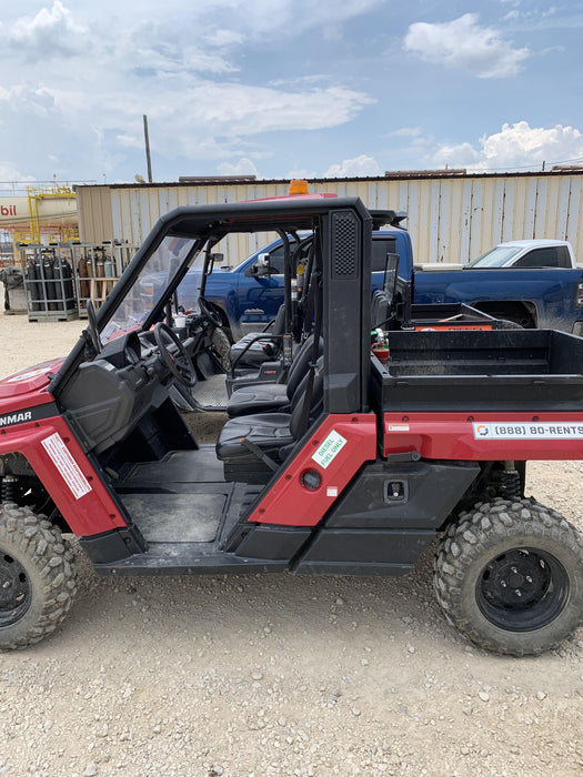 2021 Yanmar YU1000 Canopy, Steel Wheel, Poly WindShield, Beacon, Backup Alarm