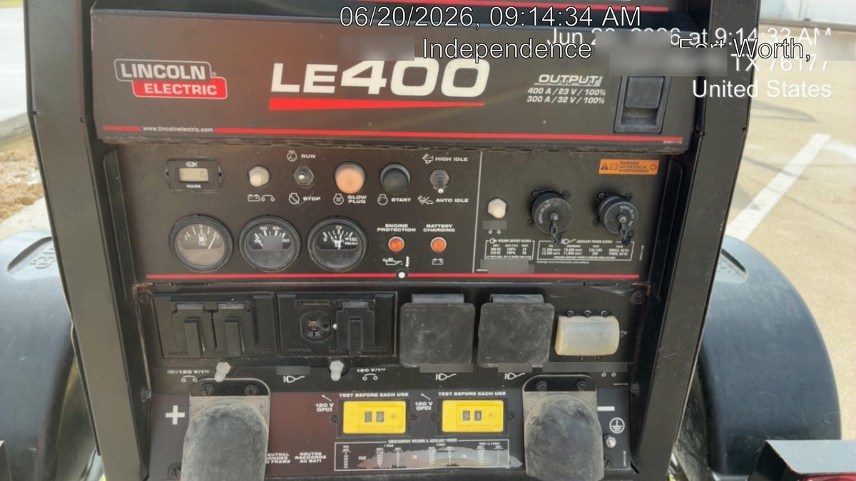 2024 Lincoln Electric LE400 Kubota V1505, Trlr, Cable Rack, Light Kit, ES Decals, T3