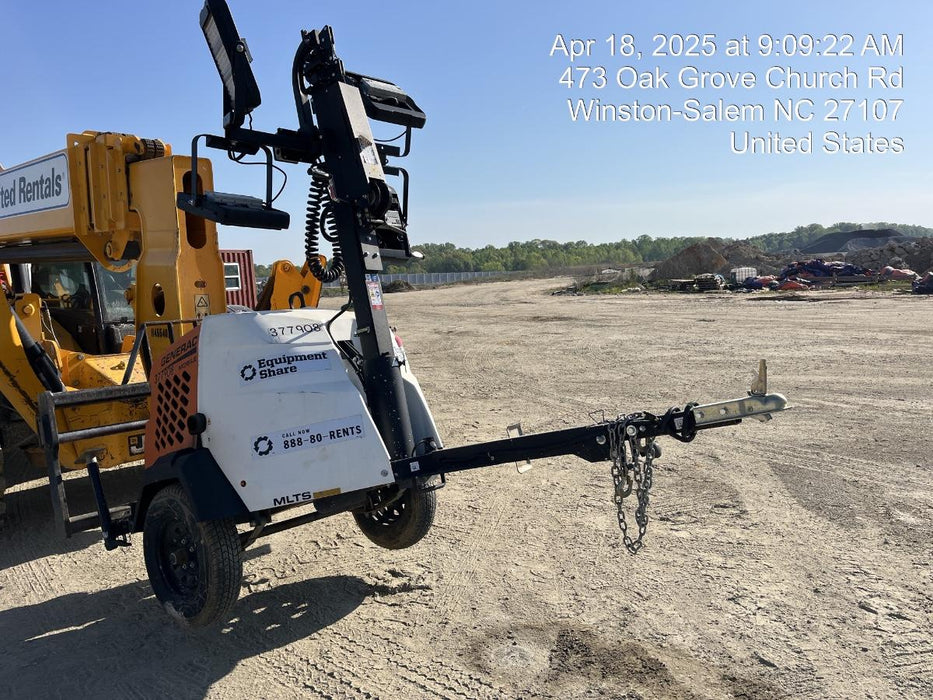 2023 Generac MLT2 Diesel, Flex Switch 120V Input, Powerzone Controller, 
(4) 320W LED Lights, 4kW Generator, 39.9 Gal Fuel Tank, 2" Ball, T3