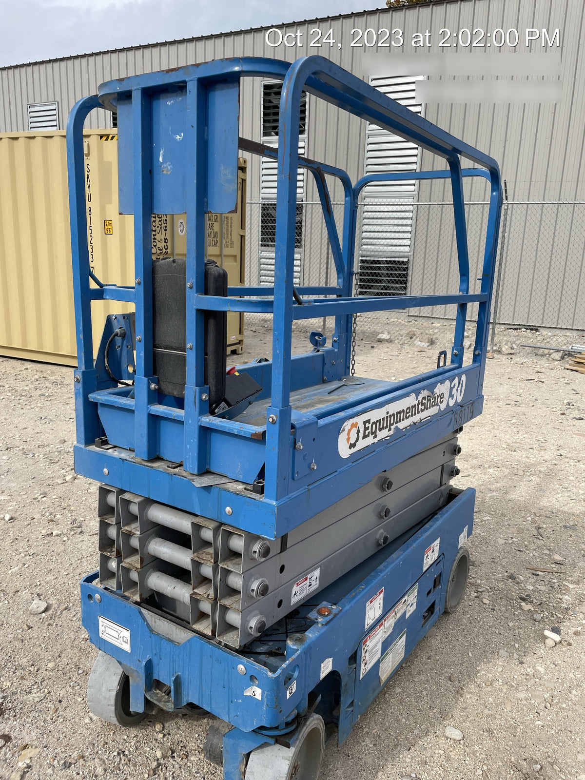 2019 Genie GS-1930 Fixed rails with chain Entry