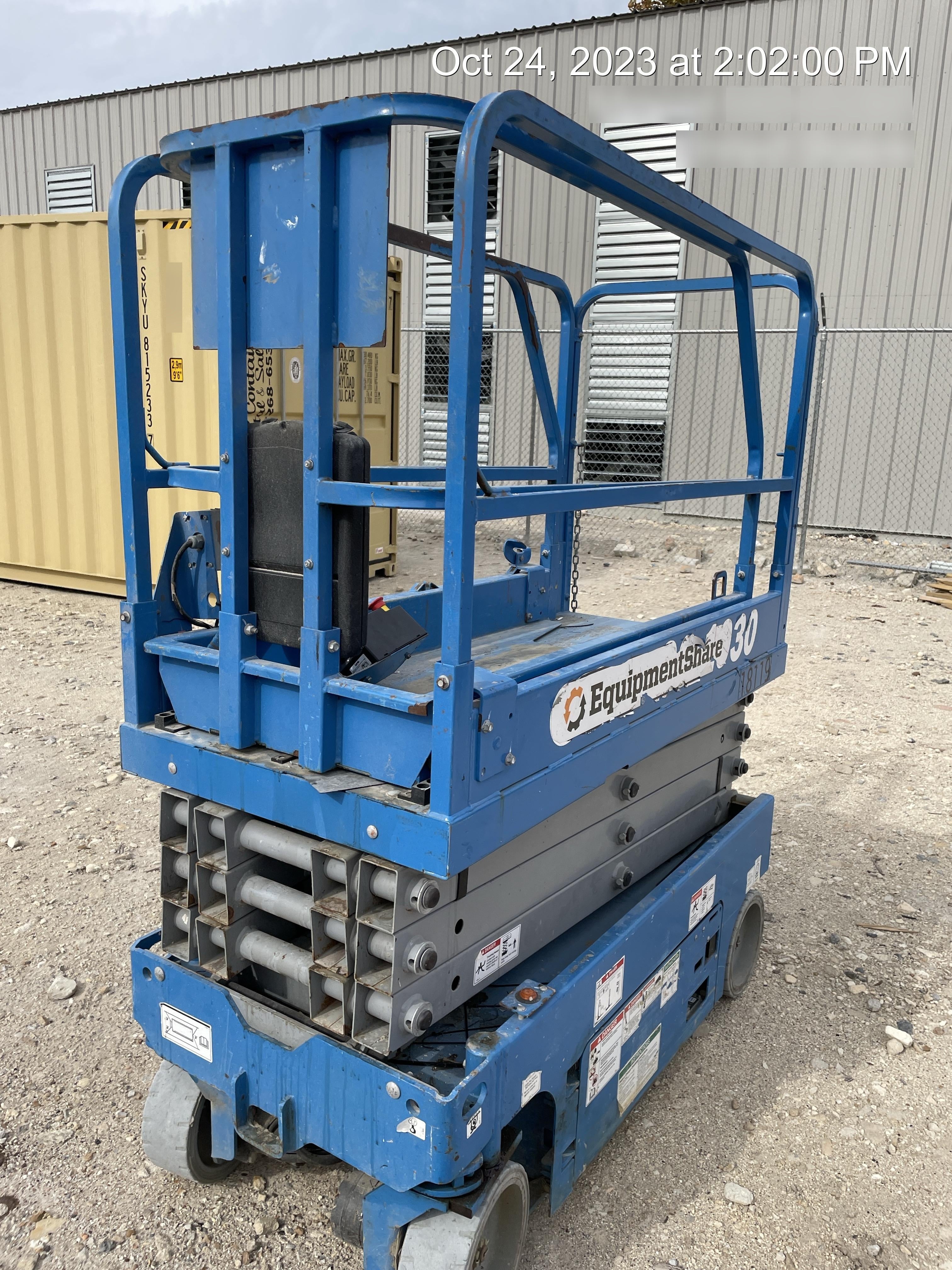2019 Genie GS-1930 Fixed rails with chain Entry