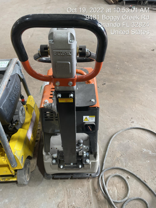 2022 Multiquip MVH158 Honda GX200, 17" Plate, Gas