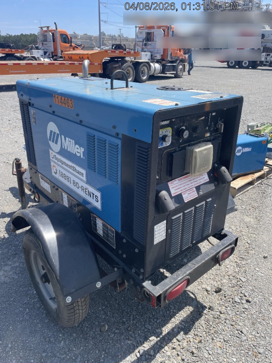 2020 Miller Electric BIG BLUE 400 Trailer Mounted Welder