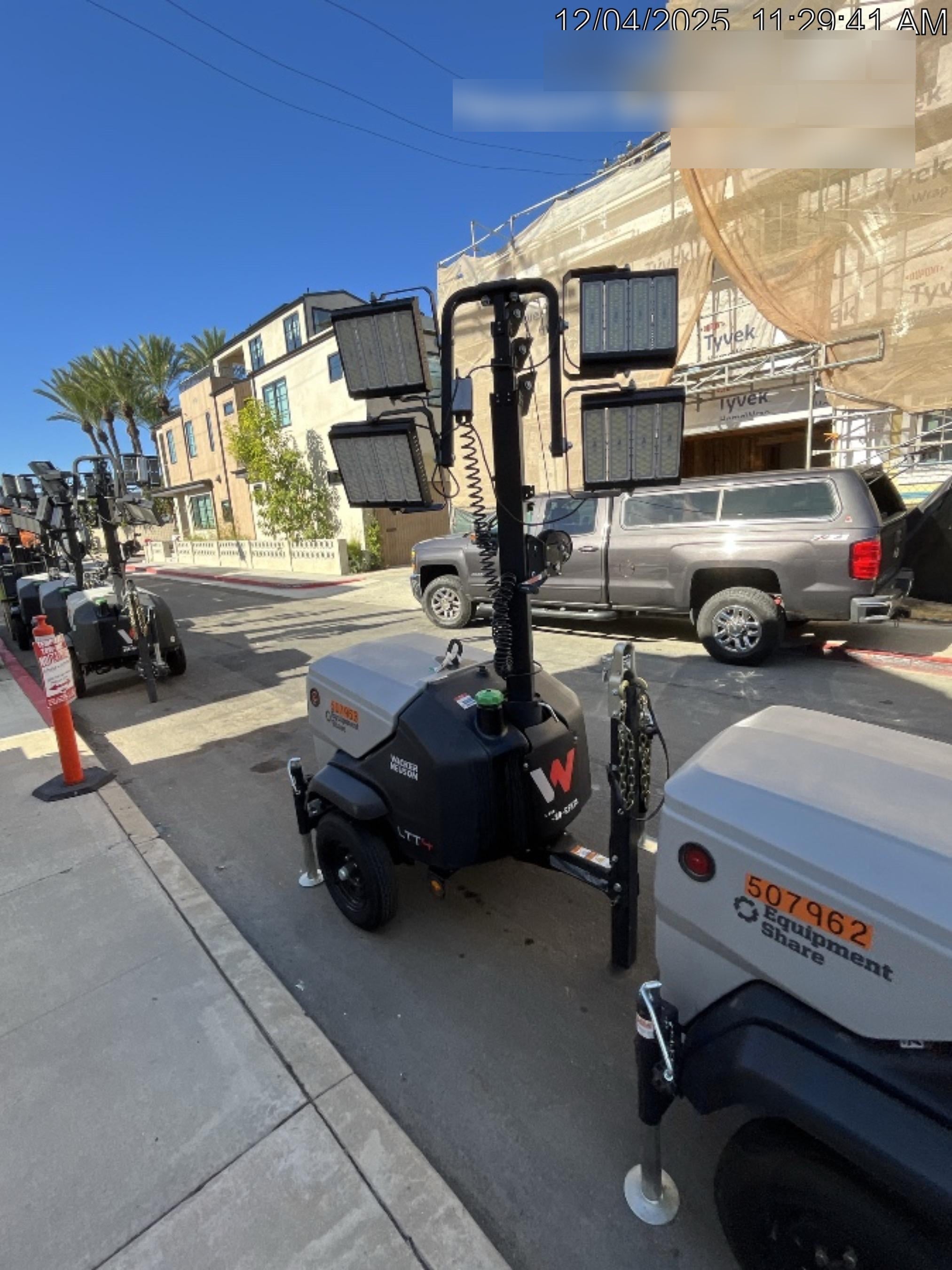 2024 Wacker Neuson LTT4 Diesel, Kohler KDW702, Deep Sea Controller, Auto Start, LED 320W, Bypass Outlet, T3