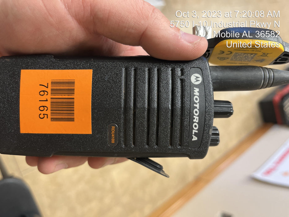 2020 MOTOROLA RDU4100