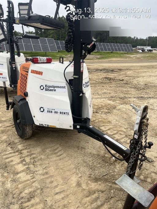 2023 Generac MLT2 Diesel, Flex Switch 120V Input, Powerzone Controller, (4) 320W LED Lights, 4kW Generator, 39.9 Gal Fuel Tank, 2" Ball, T3