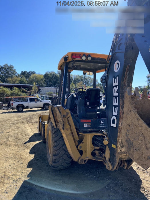 2019 John Deere 310LEP - Extendable Stick 4WD, Canopy, Extendable dipper, ISO Controls, 2 way Auxiliary Hydraulics, 4 in 1 Loader bucket w/ hook, Beacon w/ Buckets: 12”, 18”, and 24