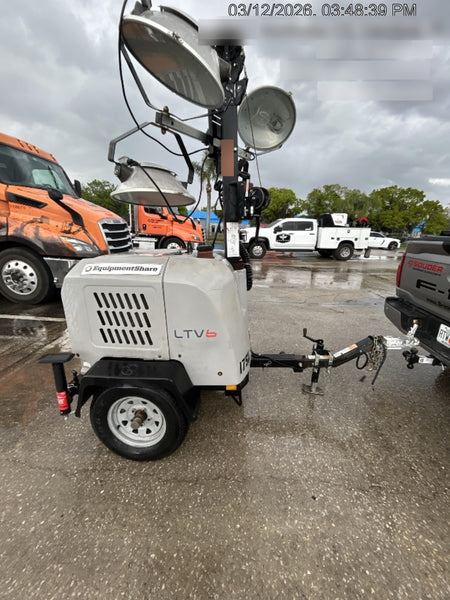2018 Wacker Neuson LTV6K-MH Wacker Neuson LTV6K Mobile Light Tower w/Fuel Level Sensor Installed