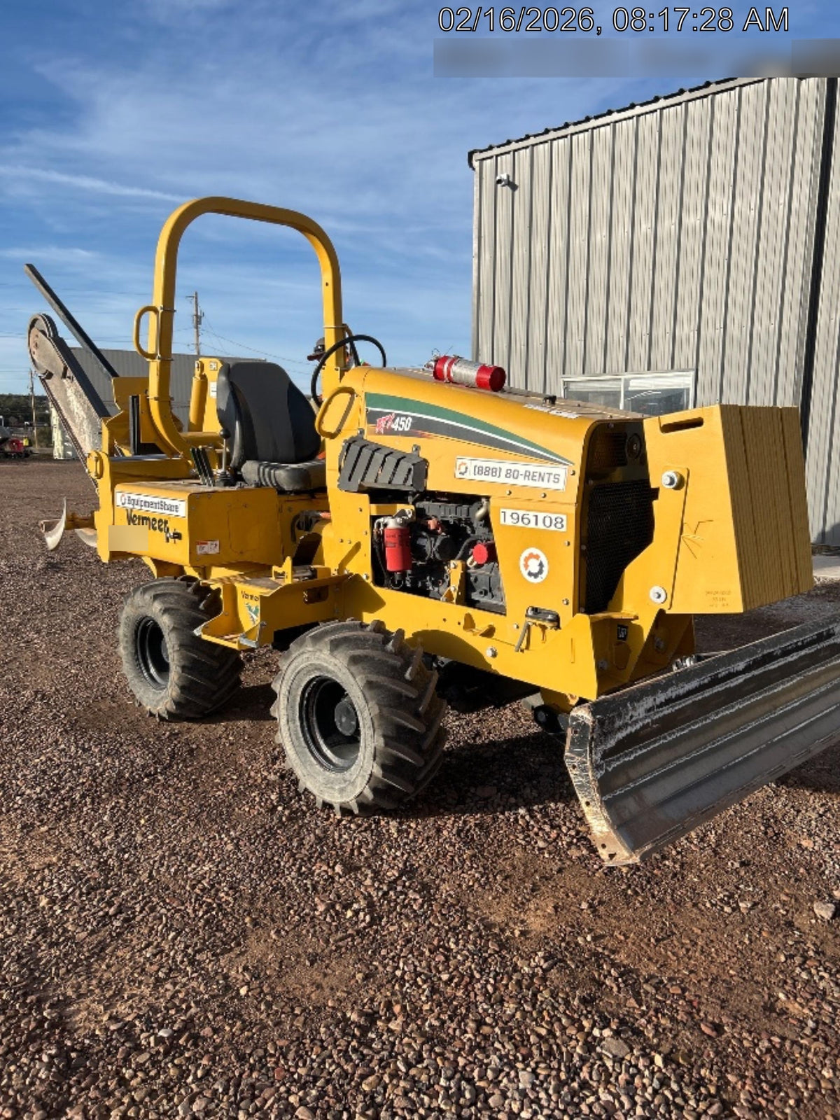2022 VERMEER RTX450