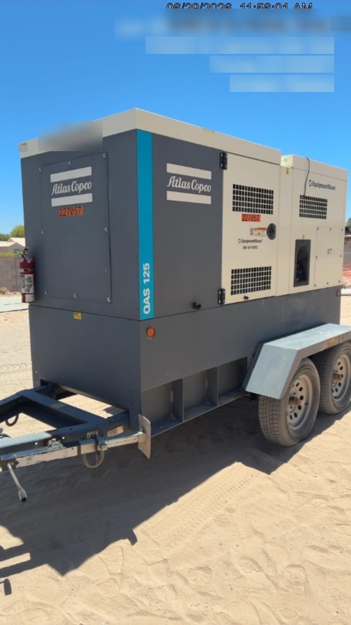 2022 ATLAS COPCO QAS 125