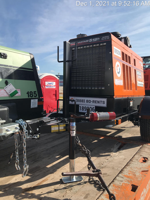 2021 Lincoln Electric Vantage 549X Ready Pak 3, ORANGE (includes trailer, cable rack, fender light kit)