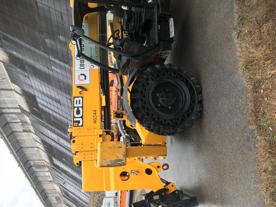 2018 JCB 510-56 74 HP w/CAB/HVAC, Beacon, Worklights, Aux Hydraulics, Solid Tires