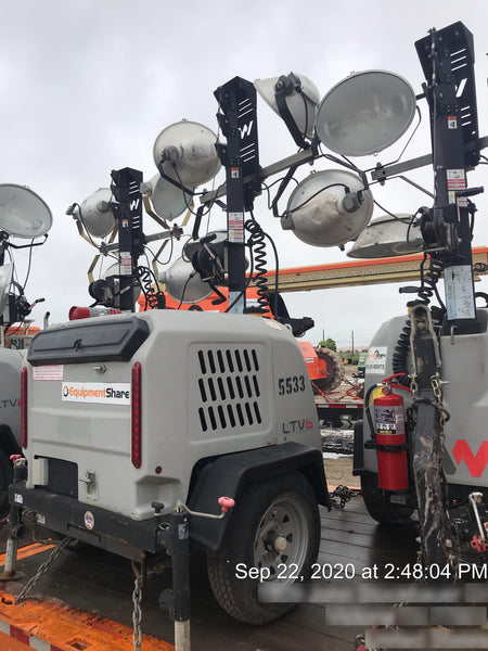 2017 Wacker Neuson LTV6L-MH Wacker Neuson 6 kW Towable Light Generator