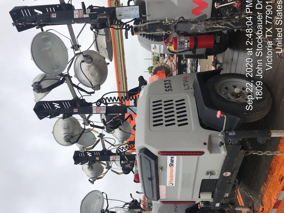 2017 Wacker Neuson LTV6L-MH Wacker Neuson 6 kW Towable Light Generator