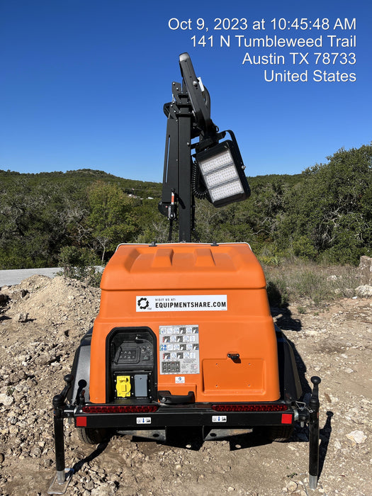 2023 Generac MLT2 Diesel, Flex Switch 120V Input, Powerzone Controller, (4) 320W LED Lights, 4kW Generator, 39.9 Gal Fuel Tank, 2" Ball, T3