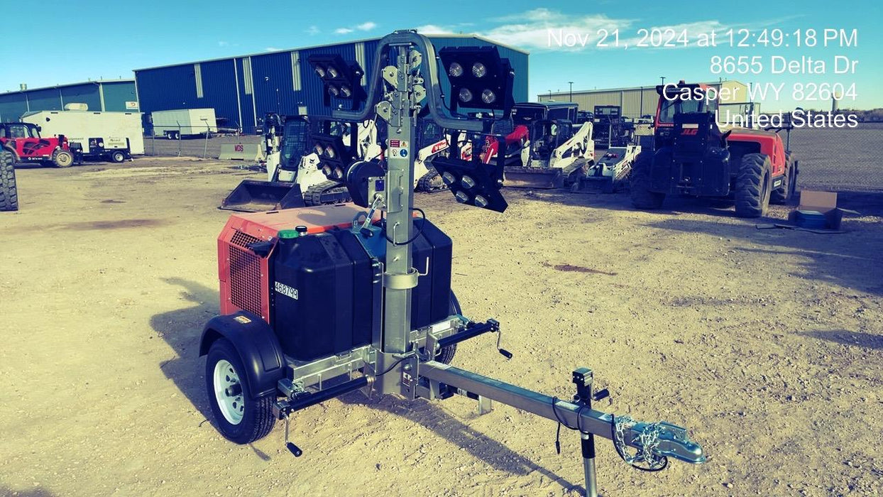 2024 Wanco WLTT-4MM4K Diesel, Deep Sea Controller, Shore Power Plug, Auto Start, (4) 350W LED Floodlights, 4kW Generator, 60 Gal Fuel Tank, 2" Ball, T3