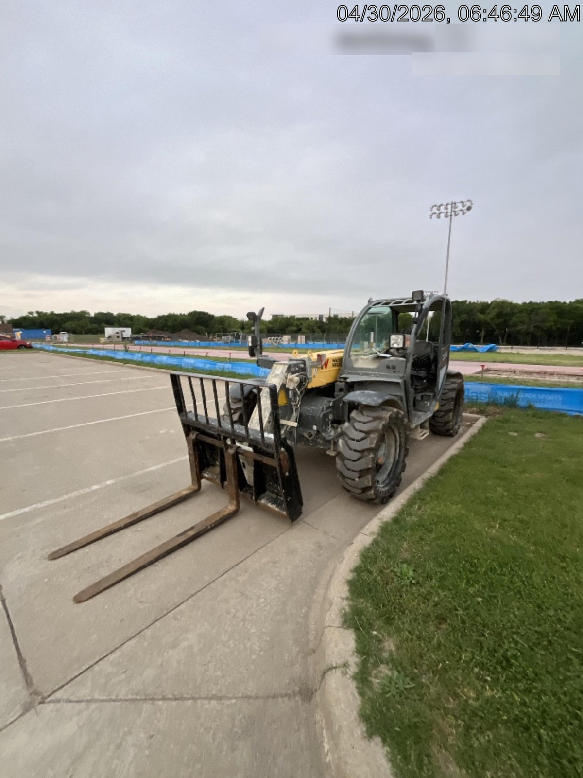 2018 Wacker Neuson TH627 Wacker Neuson TH627 Telehandler w/Canopy, Solid Tires, 48" Carriage and Forks