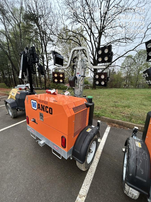 2025 Wanco WLTT-4MM4K Diesel, Mitsubishi L2E, 9.0HP @1800 rpm, Deep Sea Controller, Shore Power Plug, Auto Start, (4) 350W LED Floodlights, 4kW Generator, 60 Gal Fuel Tank, 2" Ball, T3