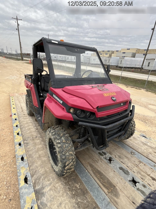 2021 Yanmar YU1000 Canopy, Steel Wheel, Poly WindShield, Beacon, Backup Alarm