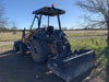 2019 Case 570N EP Canopy, 4WD, GP Front Bucket, Dual Tilt Cylinder, 84" Box Blade w/ Scarifier, Wheel Weights, Beacon