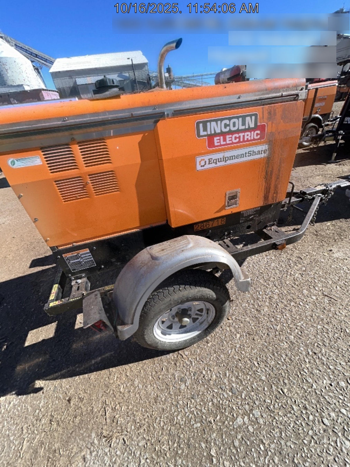 2022 Lincoln Electric LE400 Kubota V1505, Trlr, Cable Rack, Light Kit, ES Decals, T3
