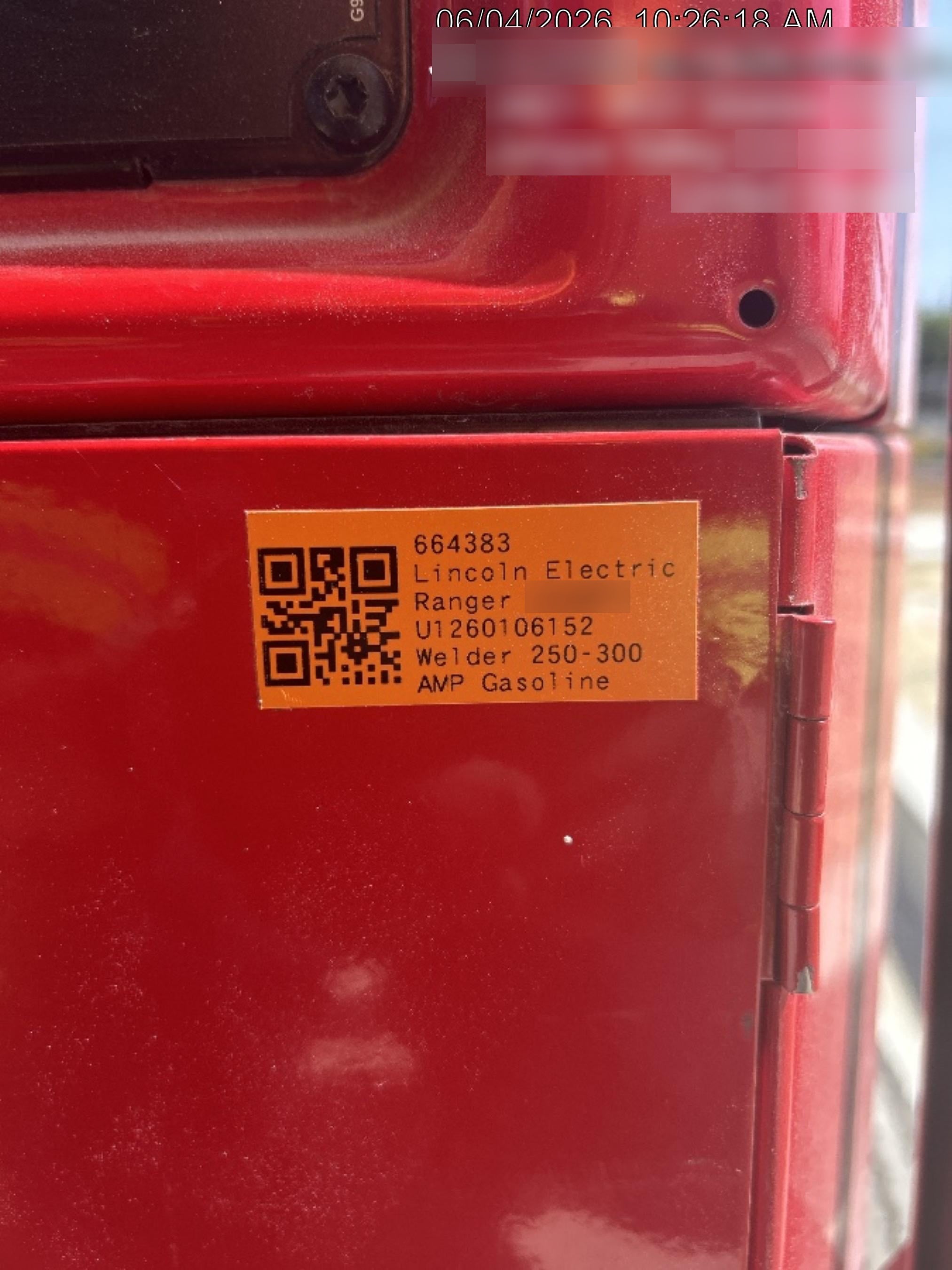 2026 LINCOLN ELECTRIC Ranger 260MPX