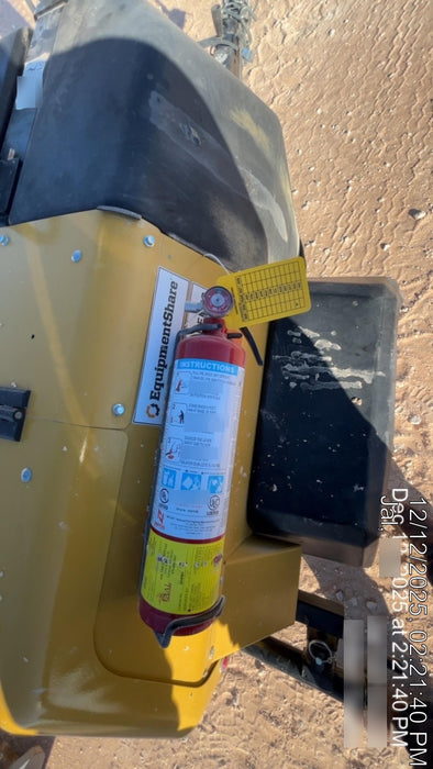 Allmand NLV3GR (4) LED Light Fixture 350W, 23' Vertical Mast, 3kW Prime, Towable, Deep Sea L401, Leveling Jacks, Yanmar T4F 5.8hp