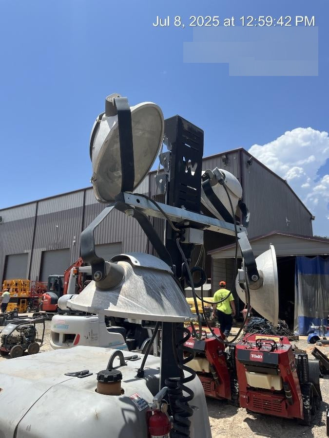 2019 Wacker Neuson LTV6L-MH Wacker Neuson LTV6L Mobile Light Tower w/Fuel Level Sensor Installed