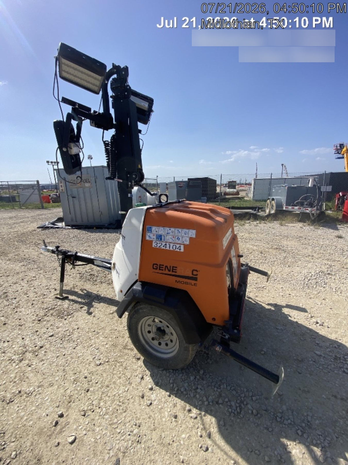 2023 Generac MLT2 Diesel, Flex Switch 120V Input, Powerzone Controller, (4) 320W LED Lights, 4kW Generator, 39.9 Gal Fuel Tank, 2" Ball, T3