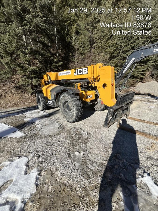 2020 JCB 509-42 Canopy, Solid Tires, Work Lights, Beacon, Aux Hydraulics, Back up Alarm, Lifting Eye, ES Decals