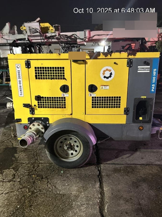 2020 ATLAS COPCO PAS 100 HF CS Enclosed
