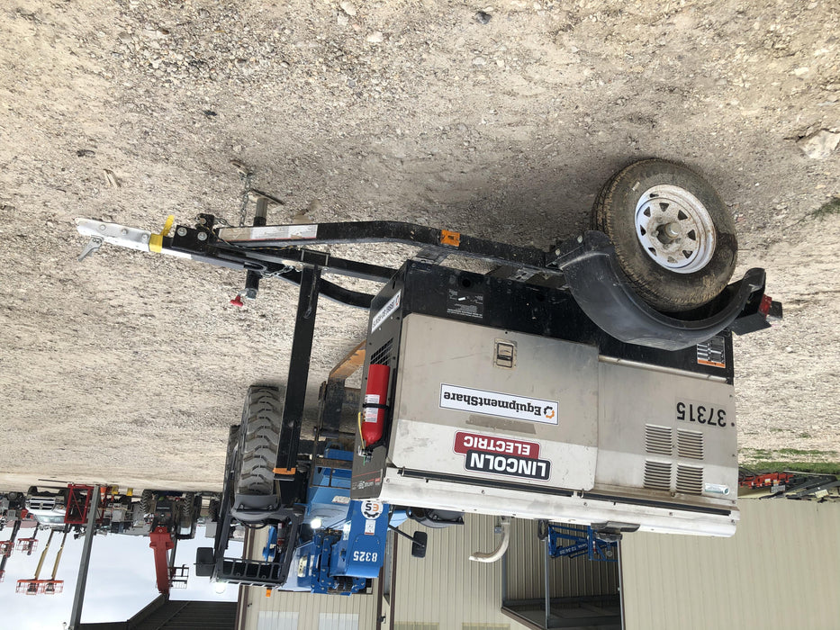 2019 Lincoln Electric Vantage 322 Ready-Pak 3, Two Wheel Trailer, Fender and Light Kit, Cable Rack