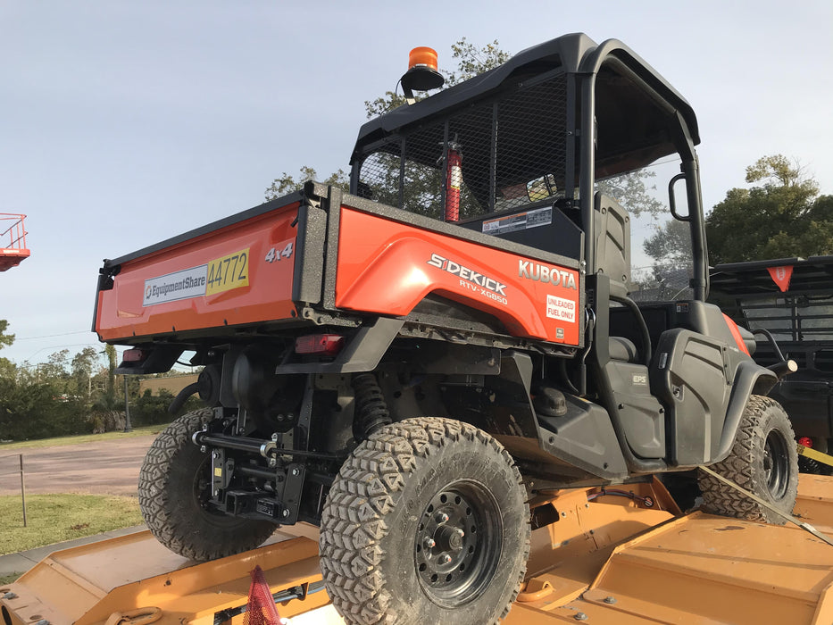 2019 Kubota RTV-XG850WL-H 4wd Utility Cart, Gas, 2 Seat, LED Strobe, Windshield Tempered Glass, Plastic Canopy, Wire Harness Kit, Backup Alarm