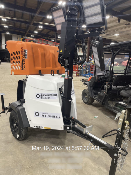 2024 Generac MLT2 Diesel, Flex Switch 120V Input, Powerzone Controller, 
(4) 320W LED Lights, 4kW Generator, 39.9 Gal Fuel Tank, 2" Ball, T3