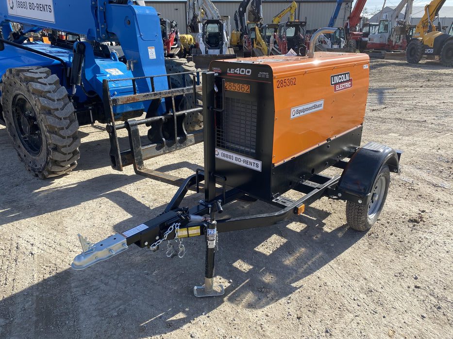 2022 Lincoln Electric LE400 Kubota V1505, Trlr, Cable Rack, Light Kit, ES Decals, T3