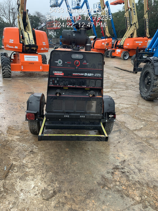 2021 Lincoln Electric Vantage 549X Ready Pak 3, ORANGE (includes trailer, cable rack, fender light kit)