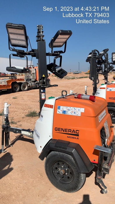 2023 Generac MLT2 Diesel, Flex Switch 120V Input, Powerzone Controller, (4) 320W LED Lights, 4kW Generator, 39.9 Gal Fuel Tank, 2" Ball, T3