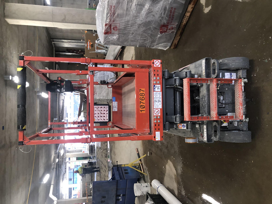 2020 Skyjack SJIII-3219 Solid NM Tires, Half height spring hinged entry gate, Dual Beacons, 800W Inverter