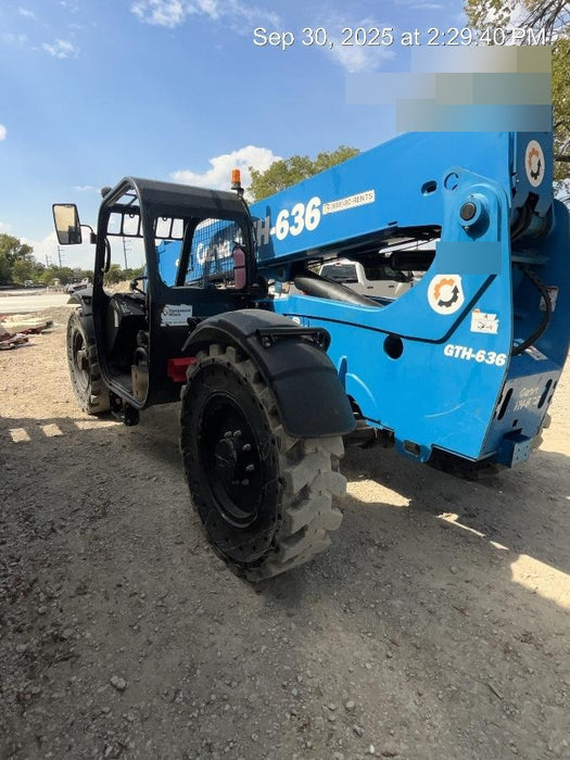 2018 Genie GTH-636 Genie GTH-636 w/Open ROPS, Work Lights, Solid Tires, RH Cab Mesh, Beacon, 48" Carriage and Forks