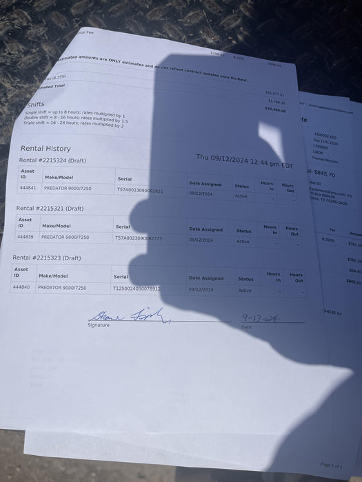 2024 PREDATOR 9000/7250